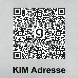 QR code für die Zusendung der elektronischen Ersatzbescheinigung per App